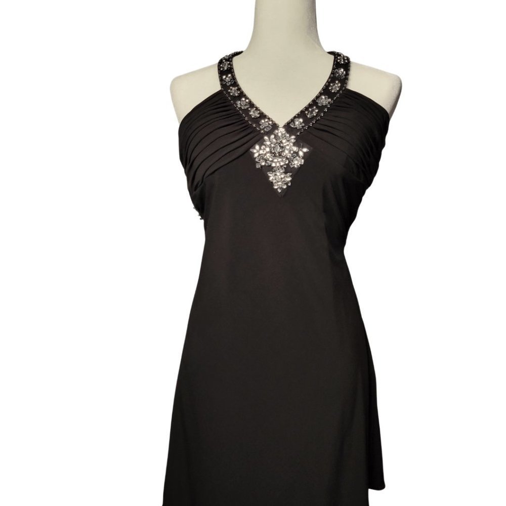 Morgan and Co. - Formal Black Dress with Embellishments - Juniors Size 3…